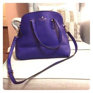 Kate Spade cobalt blue crossbody purse